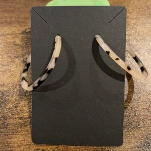 Tortoise shell hoops